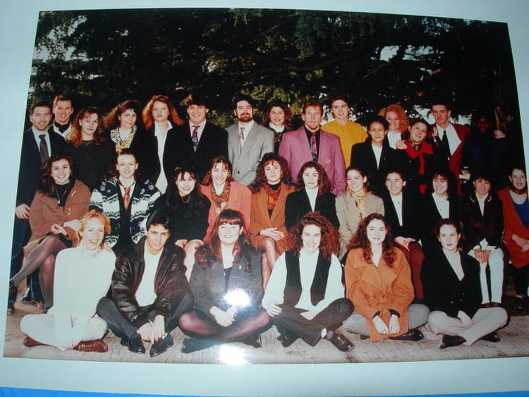 Photo de classe BTS COMMERCE INTERNATIONAL de 1993, Lycée Bristol ...