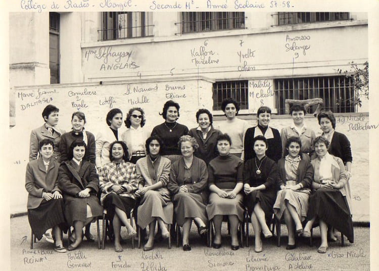 Photo de classe Classe de seconde de 1958, Collège Mixte De Radès ...