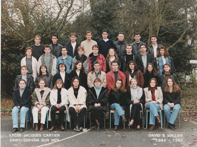 Photo de classe Bts action co 2 ème année de 1994, Lycée Jacques ...