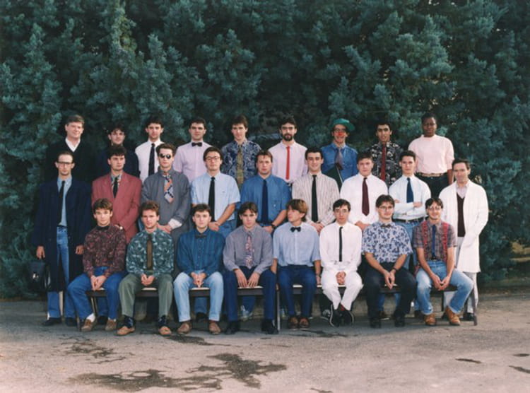 Photo de classe BTS 2 Pap de 1993, Gaston Crampes - Copains d'avant