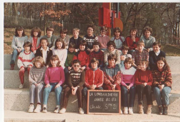 Suzanne Barou De La Lombardière De Canson Photo de classe Classe de 5 de 1983, Collège La Lombardière - Copains d