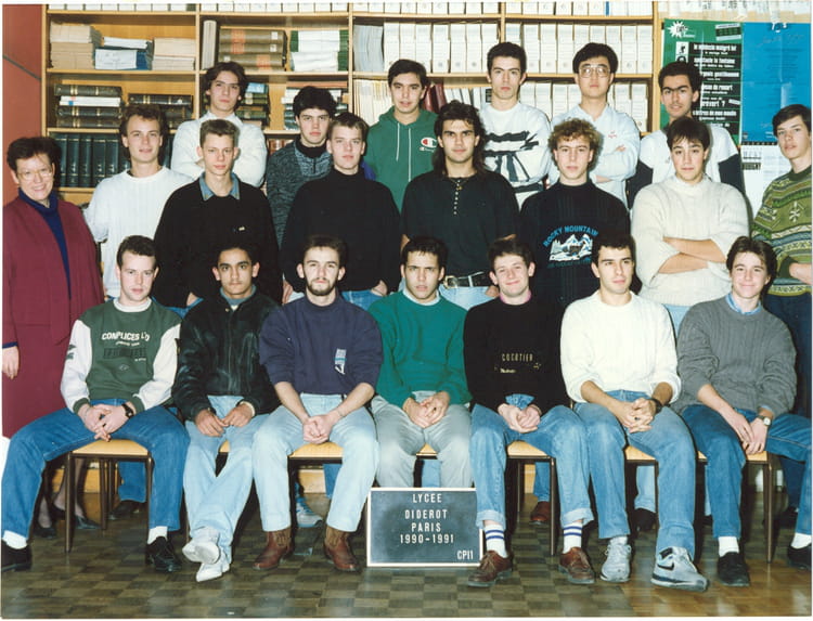 Photo de classe BTS CPI 1 ere année de 1990, Lycée Diderot - Copains d ...
