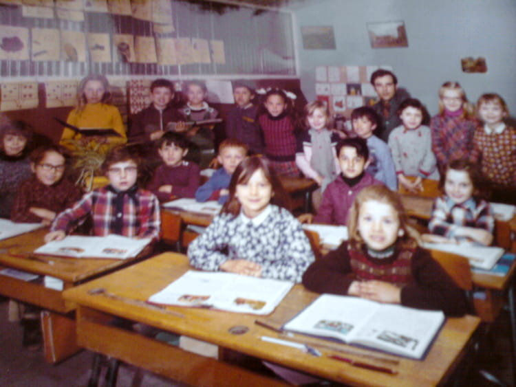 Photo de classe Cours préparatoire françois wartel de 1973, Ecole