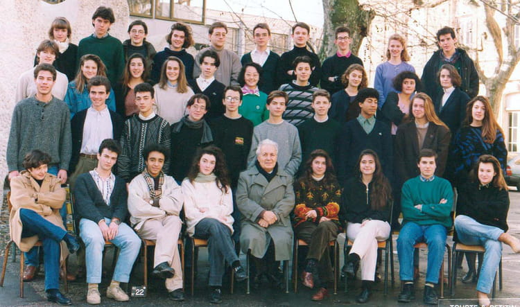 Photo de classe 1èreS 5 de 1990, Lycée Michel Montaigne - Copains d'avant