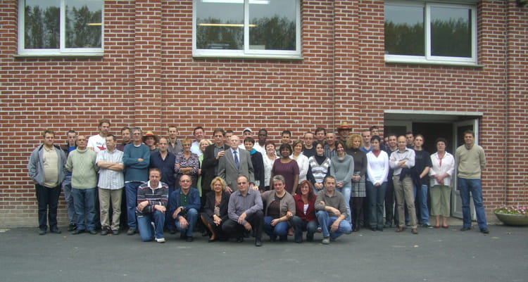Photo de classe L'équipe VISIONOR lors des 50ans, le 13 Octobre 2008 de ...