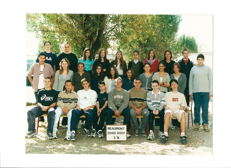 Photo de classe 3°B de 2000, Collège Théodore Despeyrous - Copains d'avant