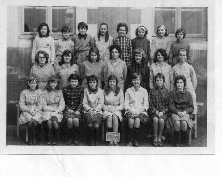 Photo de classe ECOLE DE FILLES de 1965, ECOLE DE FILLES DU CENTRE