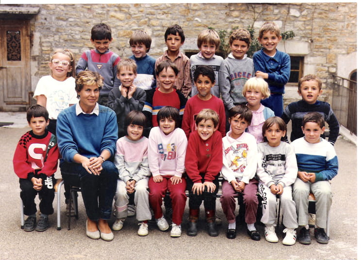 Photo de classe CP de 1986, Ecole Du Cure Marquis (Saint Lupicin
