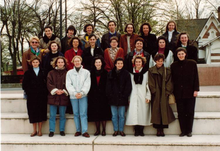 Photo de classe BTS Tourisme 1ère année de 1990, COURS LEBRETON ...