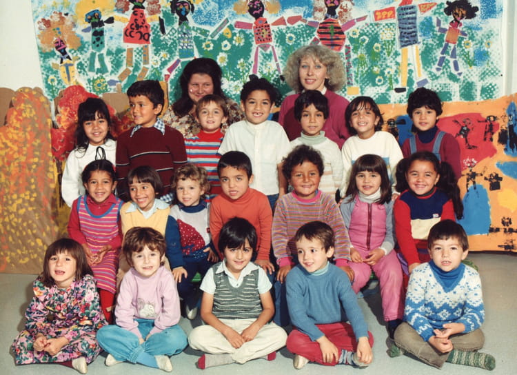 Photo de classe Ecole maternelle de 1983, Ecole Pierre Montet