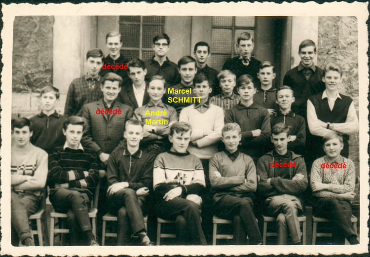 Photo de classe Ecole Normale Neudorf de 1966, ECOLE NORMALE NEUDORF