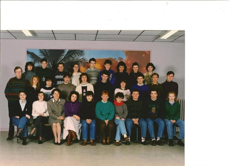 Photo de classe BTS 1ere année de 1990, Bourg-chevreau - Copains d'avant