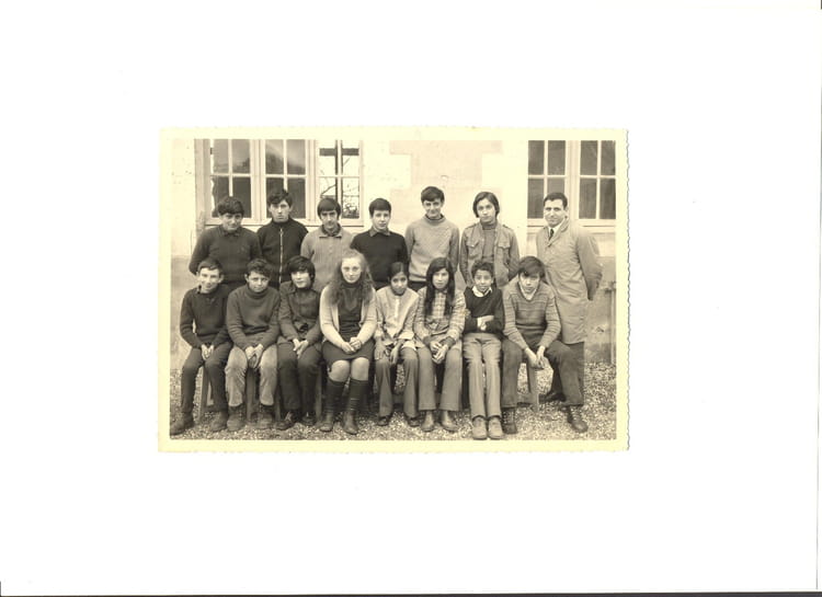 Photo de classe Cours pré apprentissage 1970 à 1971 de 1970, Ecole Du