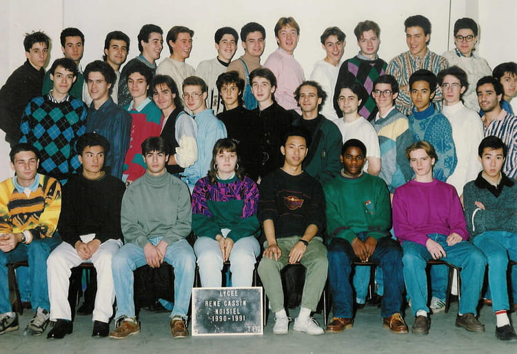 Photo de classe TF10 de 1991, Lycée René Cassin - Copains d'avant