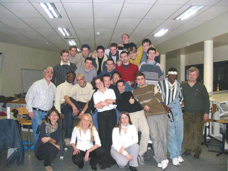 Photo de classe BTS CPI (2002-03) de 2003, Lycée Diderot - Copains d'avant