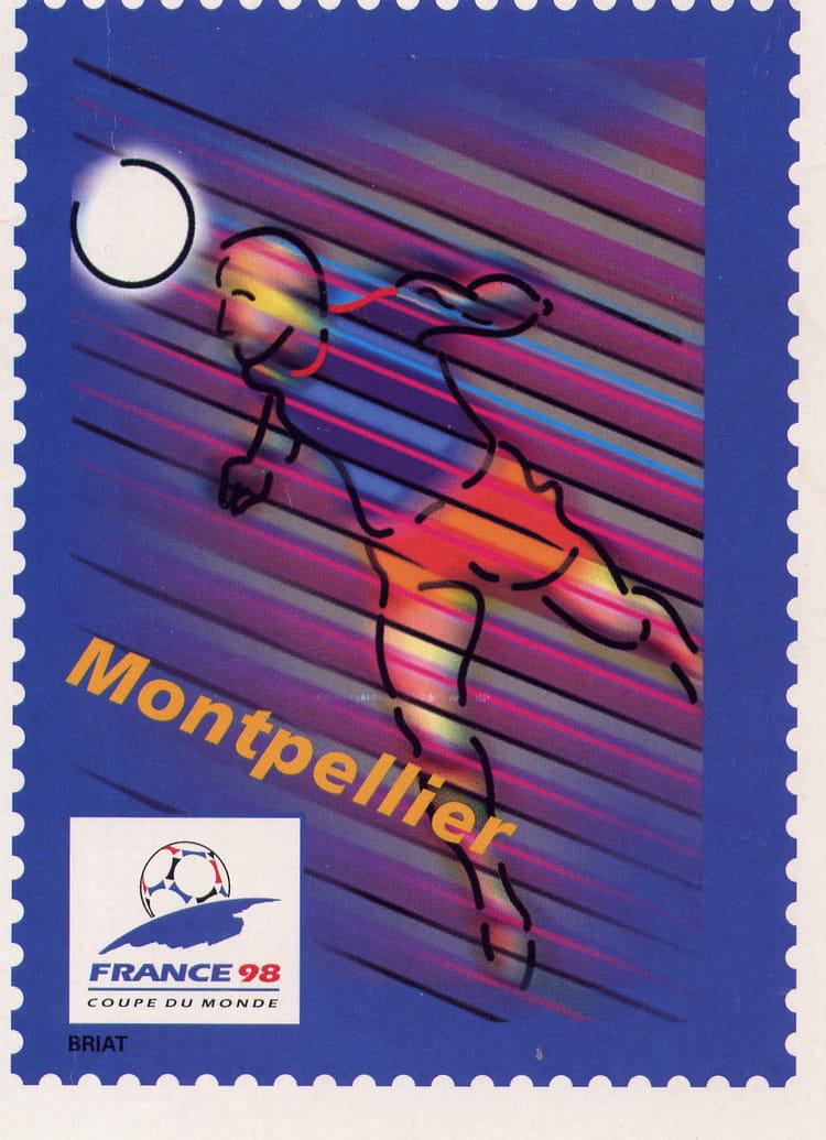 BIG MEDAILLE DE Bronze Calendrier Coupe Du Monde 1998 Signee Courtiade