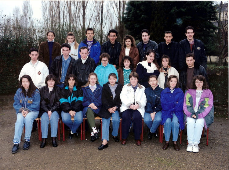 Photo de classe BTS Comptabilité Gestion de 1991, Lycée Diderot ...