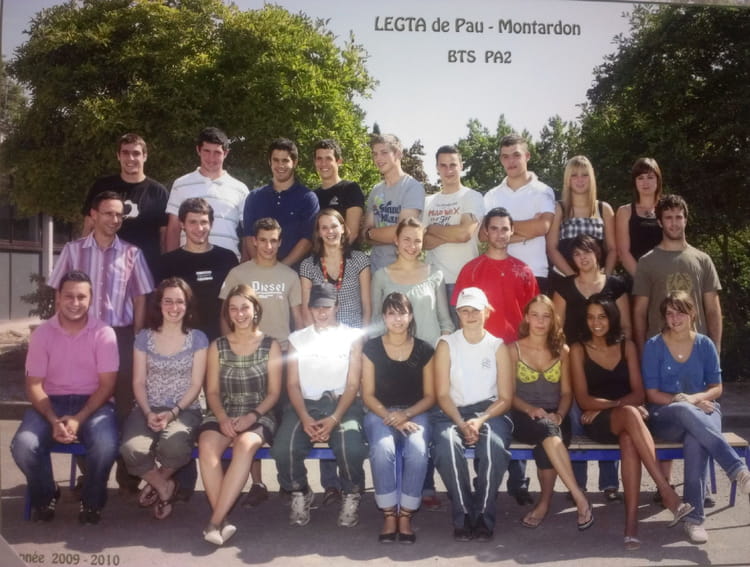 Photo de classe BTS PA 2 de 2009, Legta De Pau-montardon - Copains d'avant