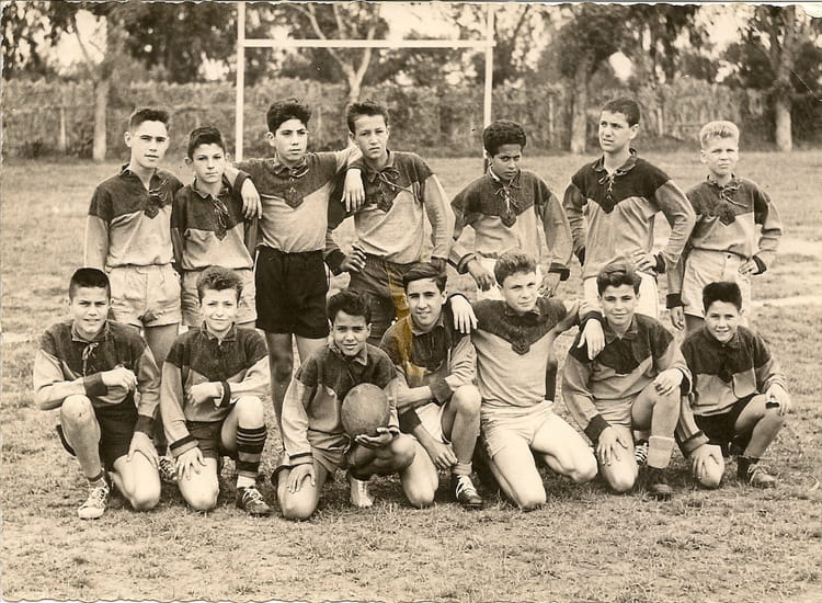Ruc Rugby Photo de classe Minimes du RUC (Rugby) de 1958, R.u.c - Copains d'avant
