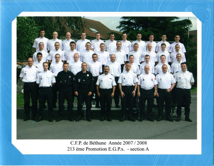 Photo de classe 213 ème de Béthune section B de 2007, CENTRE DE