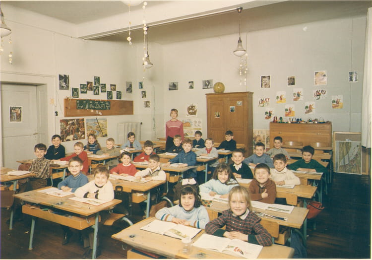 Photo de classe Cours préparatoire de 1967, Ecole Saint Francois
