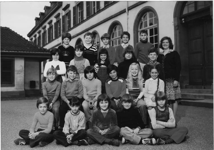 Photo de classe Ecole STGregoire de 1978, Ecole Saint Gregoire (Munster) Copains d'avant