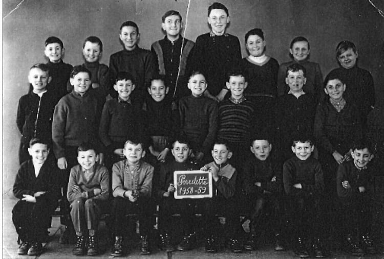 photo-de-classe-ecole-de-gar-ons-de-1958-ecole-primaire-de-porcelette