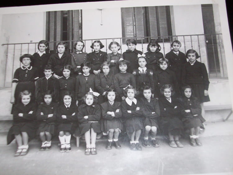 Photo de classe Cm1?et autre de 1953, Institution Sainte Monique