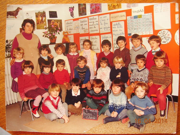 Photo de classe école st pierre amiens de 1983, ECOLE SAINT PIERRE