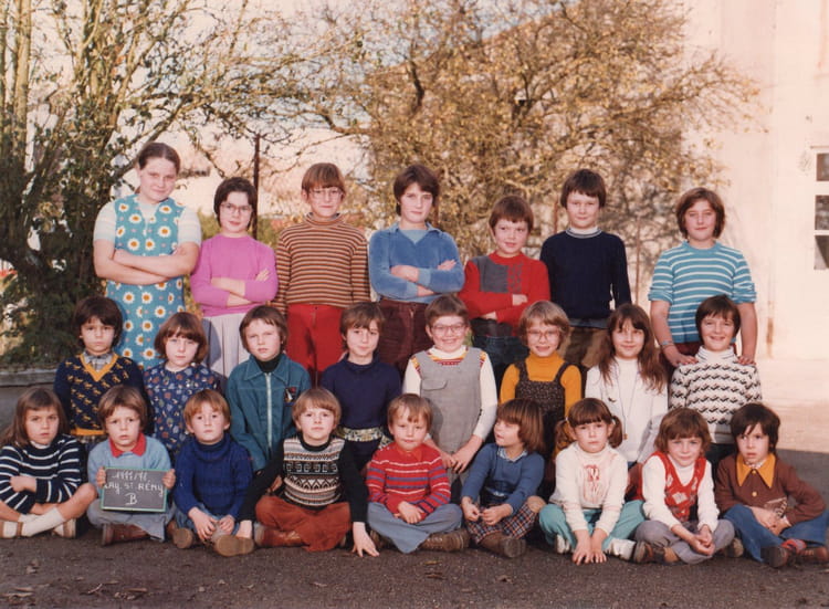 Photo de classe école primaire de 1978, école Primaire De Lay Saint