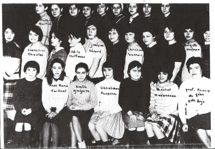 Photo de classe Classe de 5ème de 1964, ECOLE NOTRE DAME DU ROSAIRE