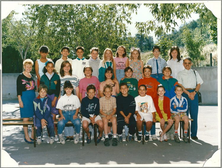 Photo de classe CM2 de 1991, Ecole La Rose Place Copains d'avant