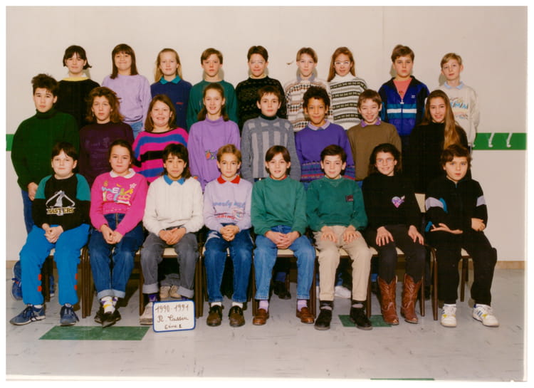 Photo de classe 1990-1991_6e E de 1991, Collège René Cassin - Copains d ...