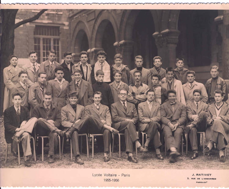 Photo de classe Lycée Voltaire _ Paris 1955 1956 de 1955, Lycée ...