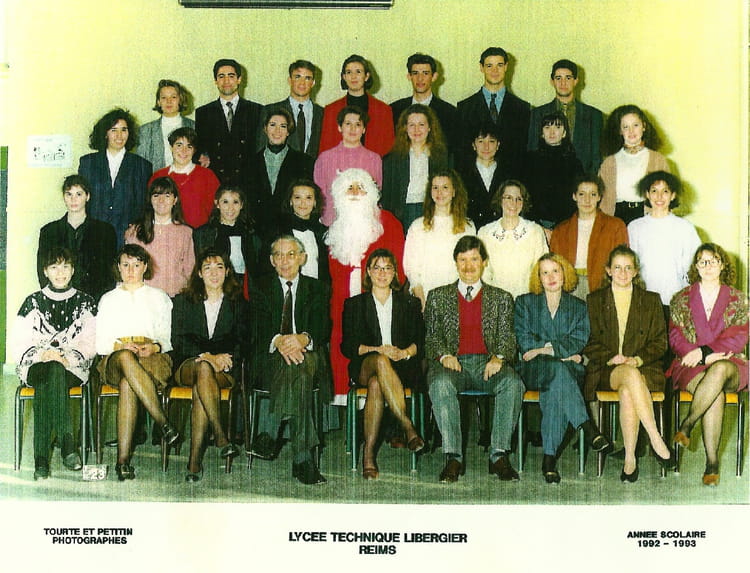 Photo de classe BTS CI (promo 91-93) de 1993, BTS LIBERGIER - Copains d ...