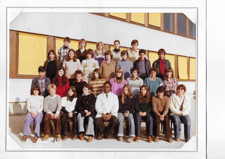 Photo de classe Classe de Seconde C en 1977 (?) de 1977, Lycée Jean De