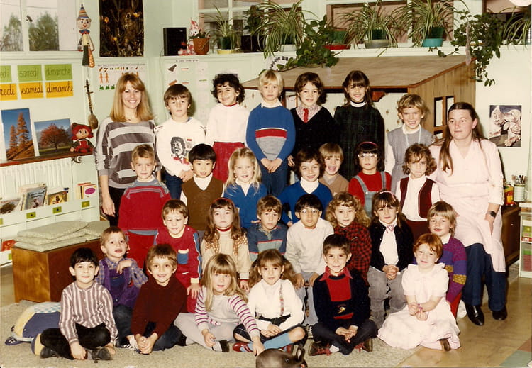 Photo de classe Grande section de 1984, ECOLE PARC MIRABLON - Copains d ...