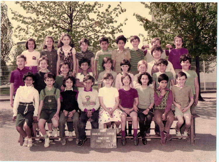 Photo de classe CE2 de 1984, ECOLE CHARLES FAROUX Copains d'avant
