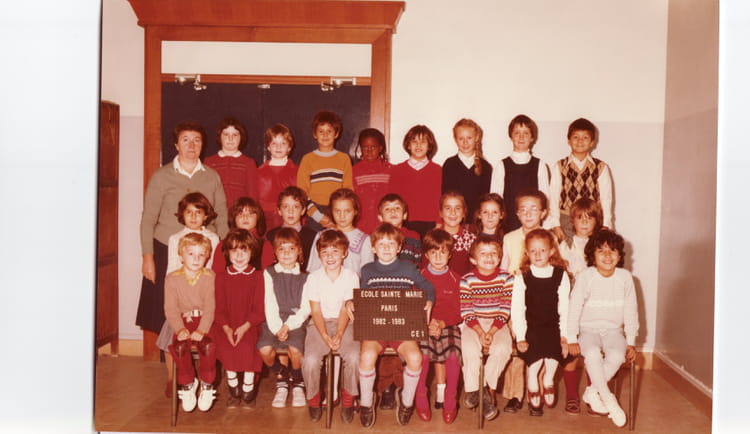 Photo de classe CE1 de 1982, ECOLE SAINTE MARIE - Copains d'avant