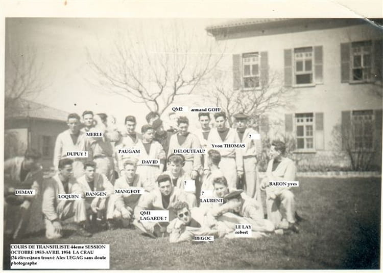 Photo de classe BE 44eme Session 53-54 de 1954, ECOLE DES TRANSFILISTES ...
