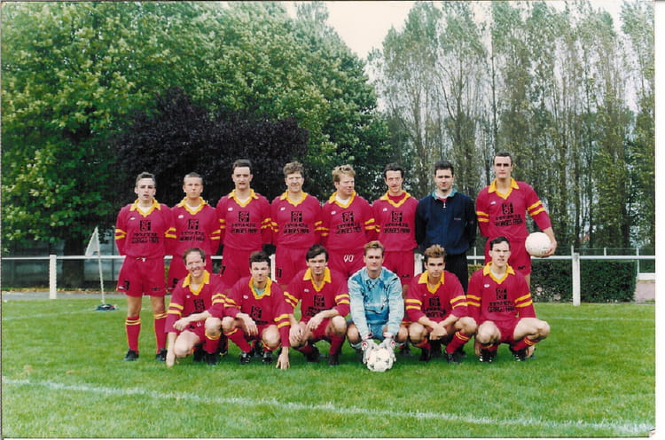 Carte Postale Dédicacée Claude Puel - AS Monaco Saison 1994-1995 - Signé