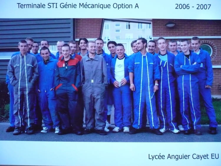 Photo de classe TGMA de 2007, Lycée Michel Anguier - Copains d'avant