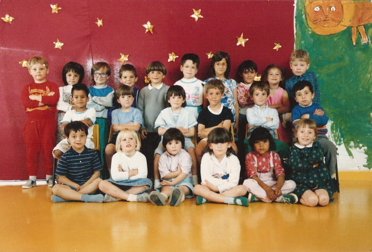 Photo de classe Maternelle Grande section 87-88 de 1988, Ecole Albert