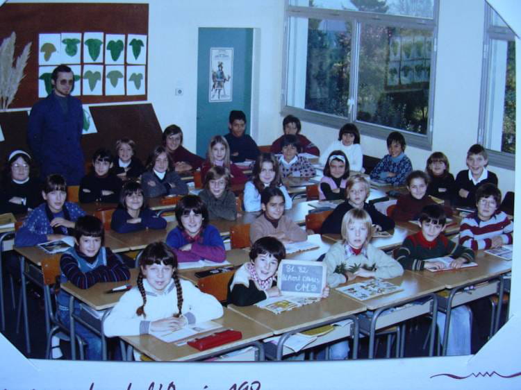 Photo de classe CM2 Luynes de 1982, Ecole Albert Camus Louis Pasteur