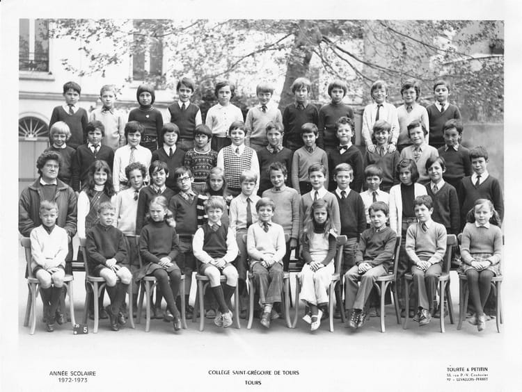 Photo de classe 8eme 19721973 de 1973, Collège Saintgrégoire