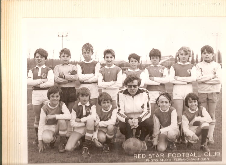 Photo Ancienne Football Red Star FC - 1971 - Carte Collection