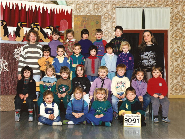 Photo de classe Moyen de 1991, Ecole Maternelle Louise Michel - Copains ...