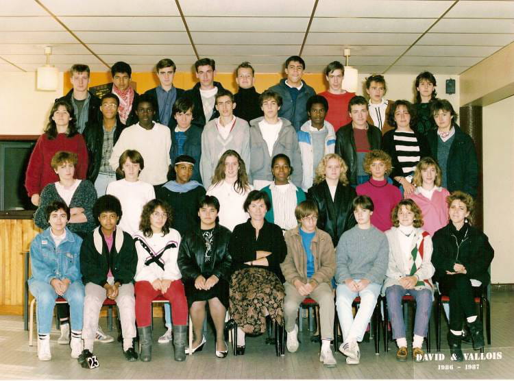 Photo de classe 2de1 de 1986, Lycée Jacques Monod Copains d'avant