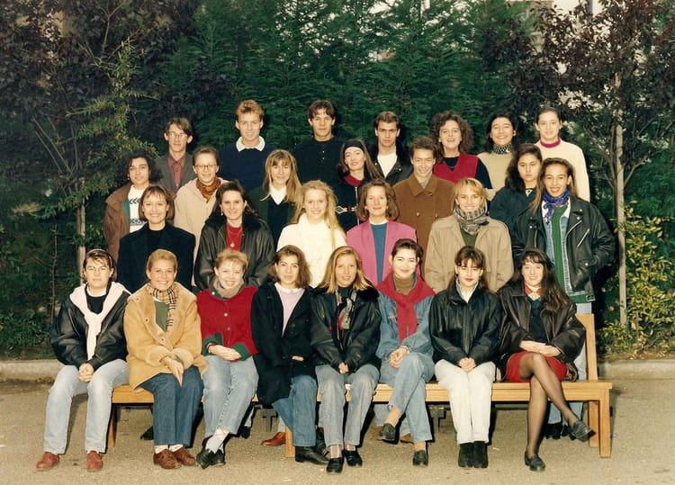 Photo de classe BTS 1 Commerce International de 1991, Lycee Saint Louis ...