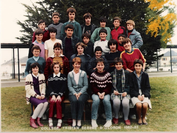Photo De Classe Classe De 5eme3 Mme Casajus 1982 83 De 1982 College Tristan Dereme Copains D Avant